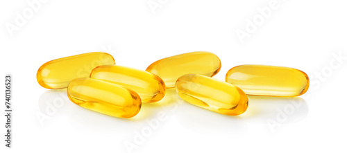 Gelatin capsule of omega 3, 6, 9 vitamin