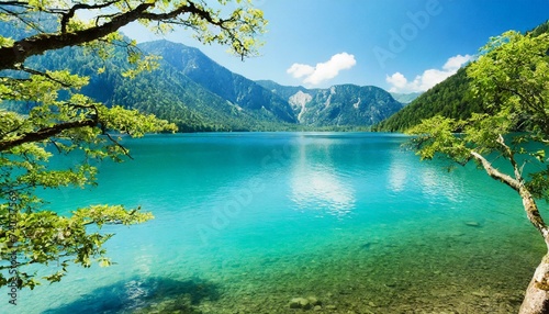 lake in the mountains in summer ©  Hoàng Lan Anh  