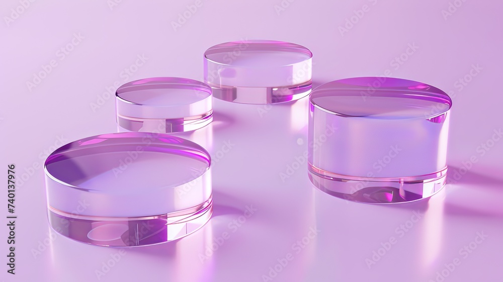 Dynamic Harmony: Asymmetrical Arrangement of Multiple Circles in a Purple Palette_Generative AI Dynamic Harmony: Asymmetrical Arrangement of Multiple Circles in a Purple Palette_Generative AI