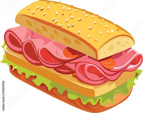 cereal sandwich filled with mortadella-