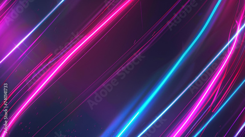 colorful neon background, lines, waves