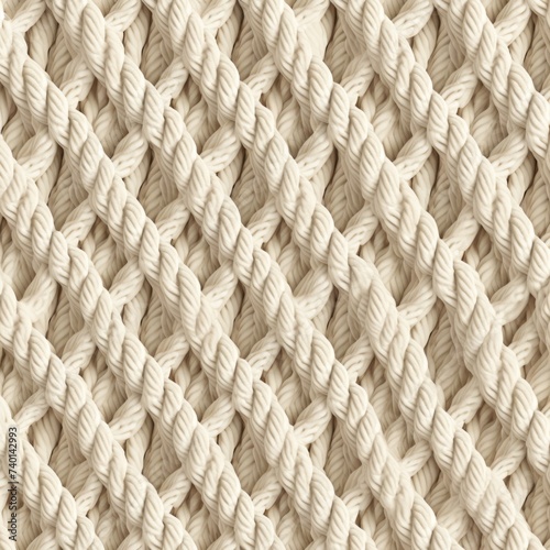 Ivory rope pattern seamless texture