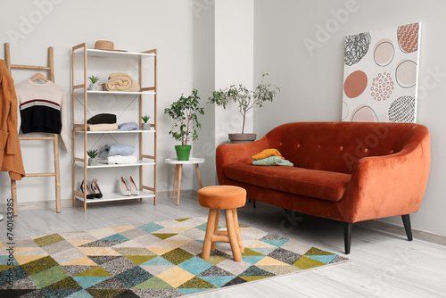 Interior of modern dressing...