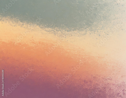 Rough gradient splash texture in sunrise colors background