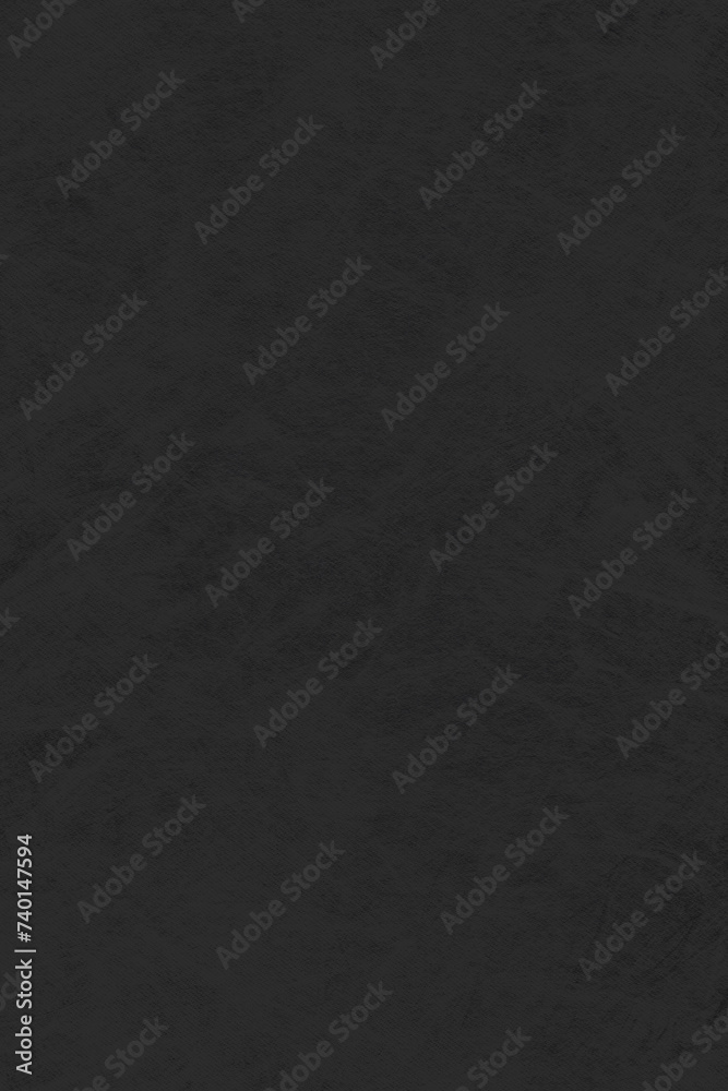 Fototapeta premium Black marbled natural art paper texture background, recycled twilled craft pattern, large bright vertical vintage rustic retro sheet, decorative spotted handmade detailed grungy macro closeup abstract