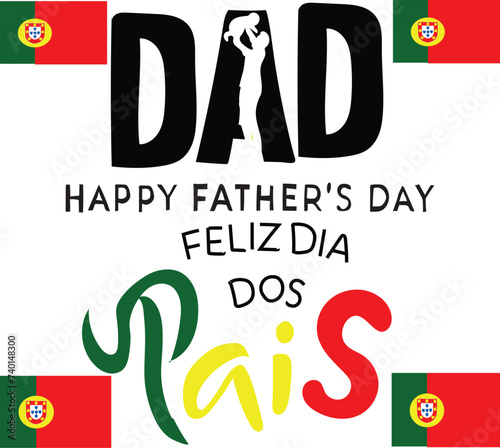 feliz dia dos pais father day portugal is celebrated every year on 19 march.
