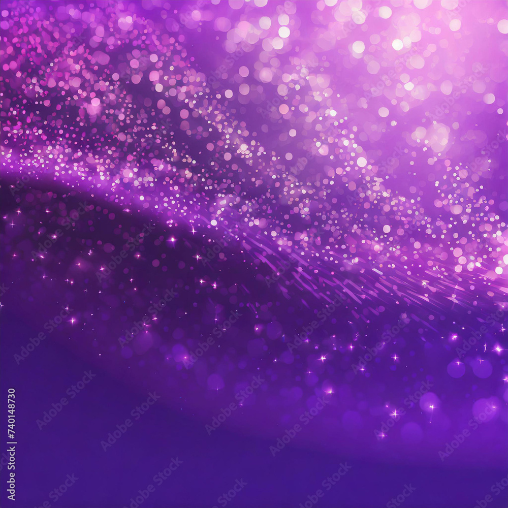 Obraz premium Abstract purple sparkle particles background