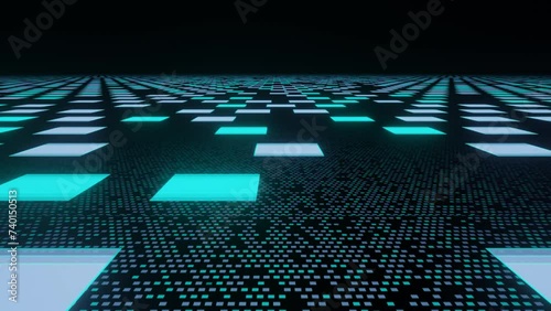video abstract 4k Blue 2