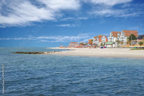 Beach of Laboe at baltic Sea,Schleswig-Holstein,Germany photo