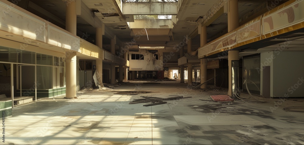 a large empty building