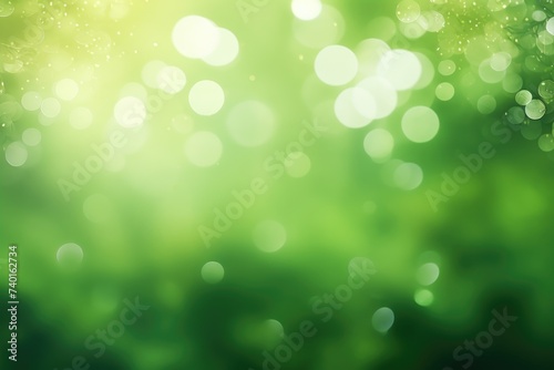 Close up view of a blurry green background. Suitable for various design projects