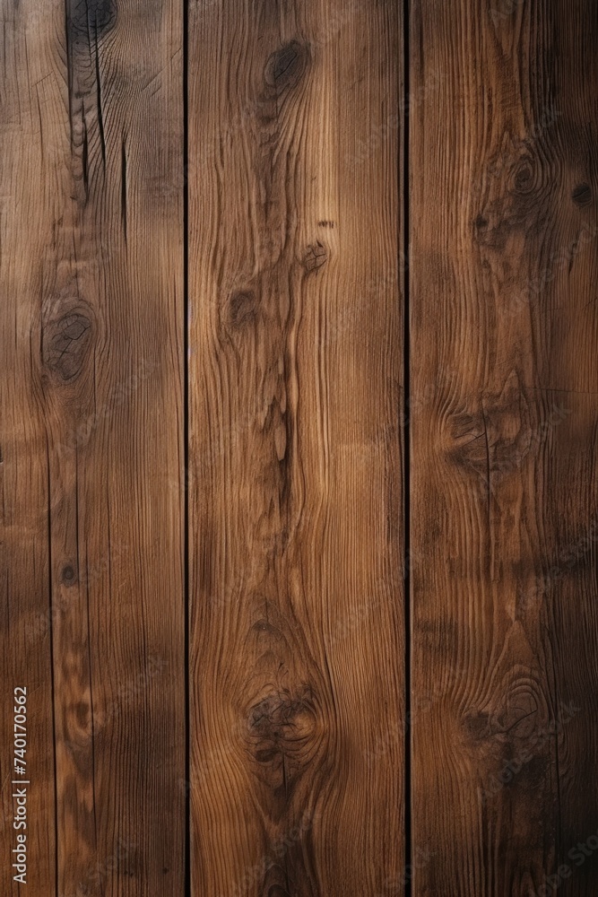 Naklejka premium Close up of a wooden table with cutlery, suitable for food and dining concepts