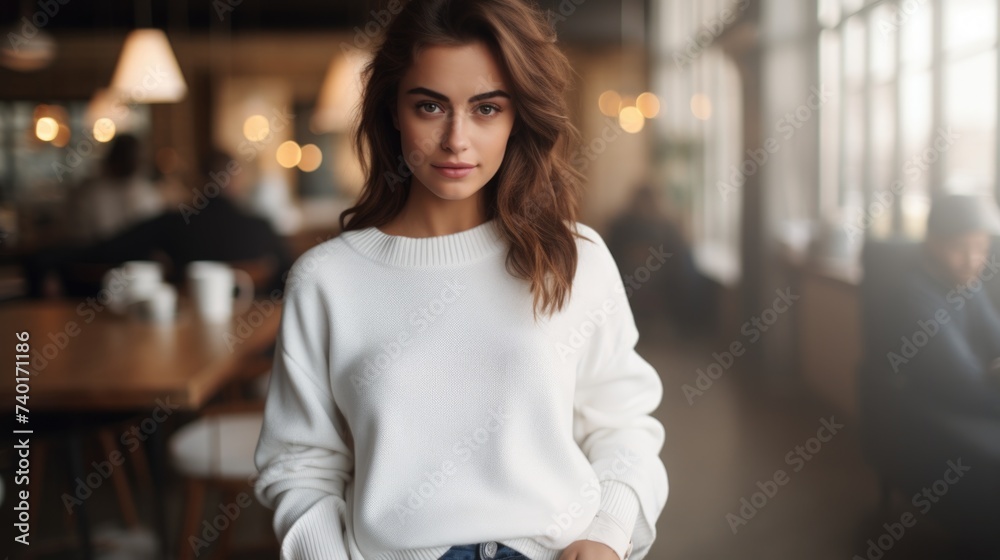 A woman posing for a picture, suitable for lifestyle and fashion blogs A woman posing for a picture, suitable for lifestyle and fashion blogs