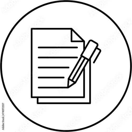 Writing Icon