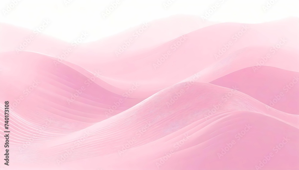 Fototapeta premium Gentle, soft, smooth wave background in different colors