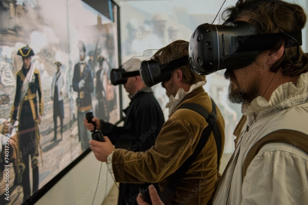 Virtual reality historical reenactment Allowing users to immerse
