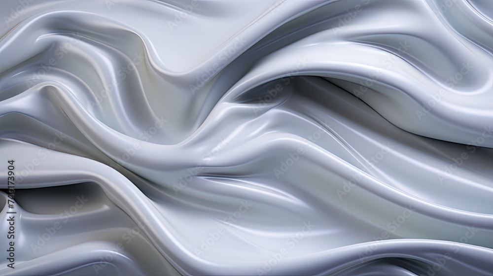 Wavy backgound made of plastic. Dynamic backdrop for graphic design. Abstract background.