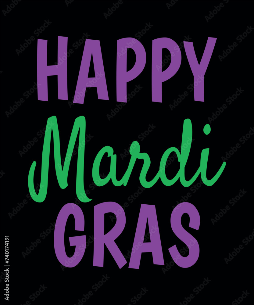 Fototapeta premium Mardi Gras T Shirt Design/Mardi Gras