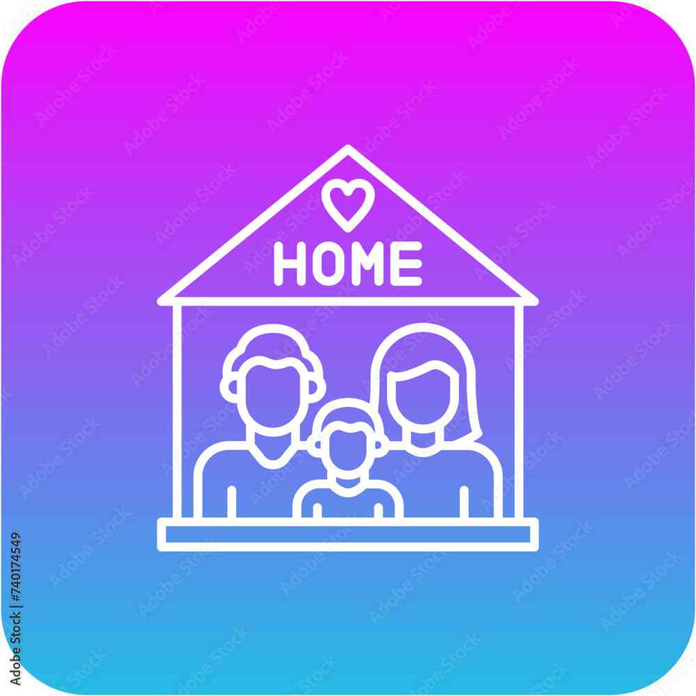 Family House Icon Family House Icon