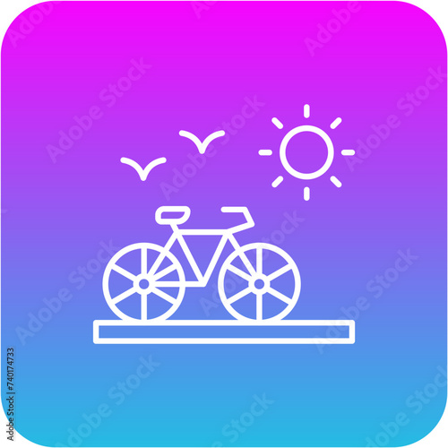 Bicycling Icon