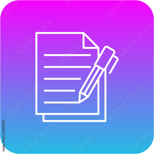 Writing Icon