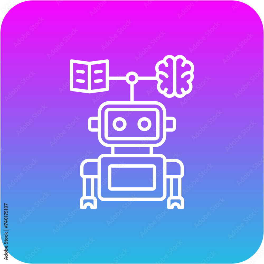 Machine learning Icon Machine learning Icon