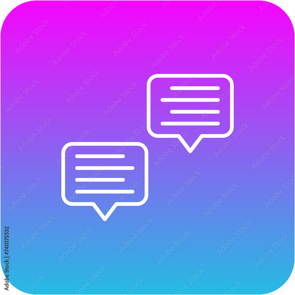 Speech bubble Icon Speech bubble Icon