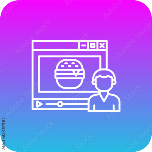 Food blogger Icon