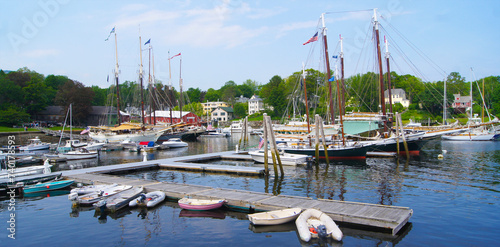 Billede på lærred Camden, Knox County, Maine, United States