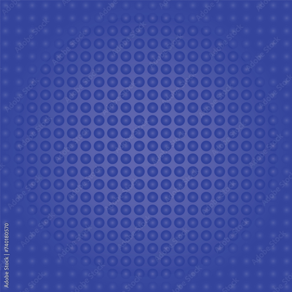 Abstract background of blue bubbles. Geometric pattern with gradient.