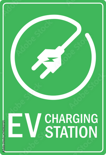 "Facilitate electric vehicle charging with our EV Charge Point Vector. Ideal for eco-friendly transportation visuals. Clear and informative design."