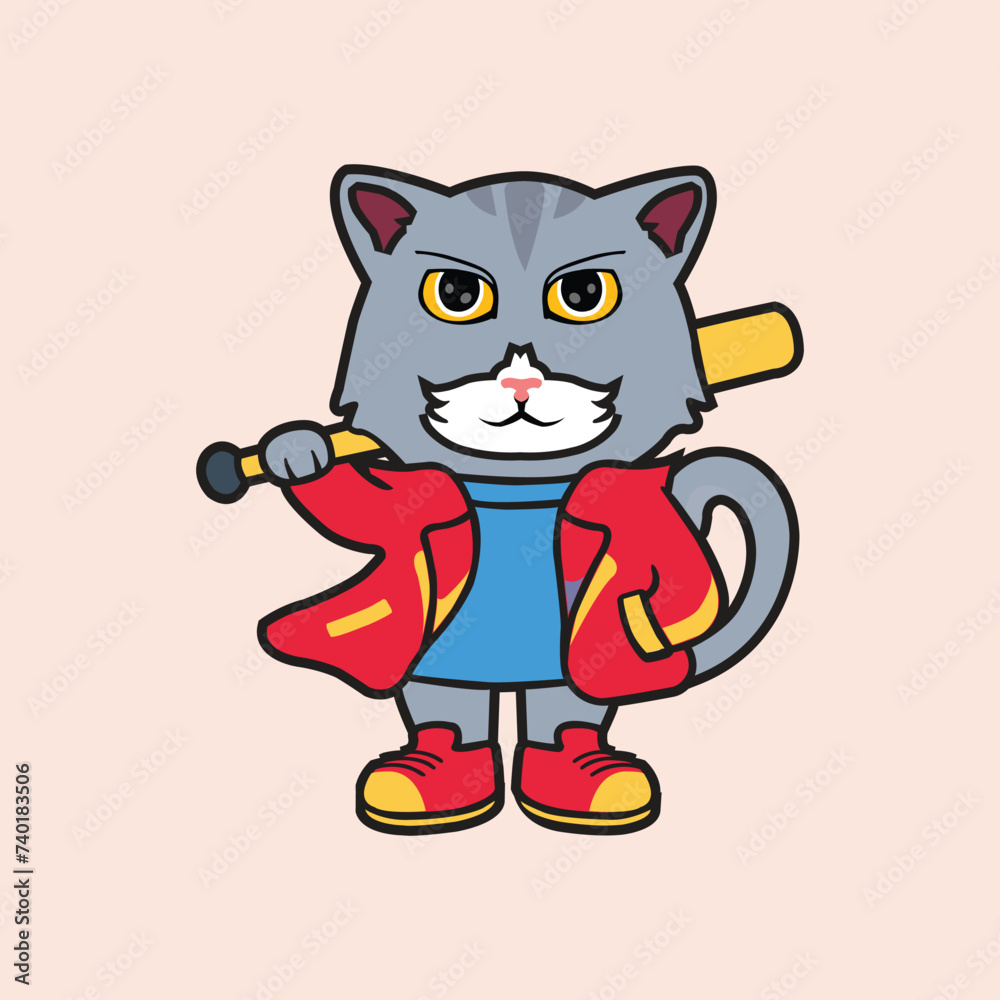 aggressive cat logo, vector cat logo aggressive cat logo, vector cat logo