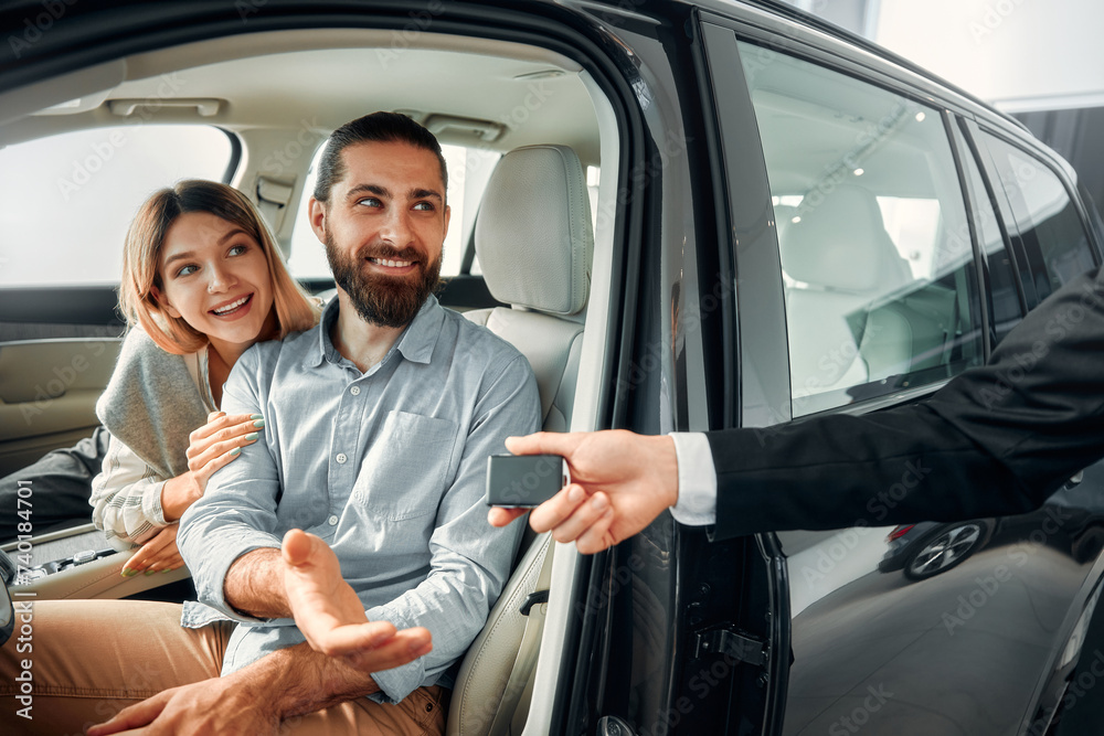 Car showroom. Buying, renting a car. Car showroom. Buying, renting a car.