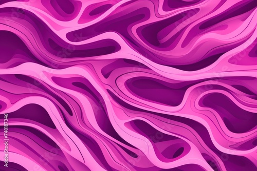 Magenta organic lines as abstract wallpaper background design