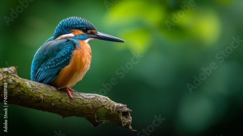 Kingfisher in the wild nature. photo