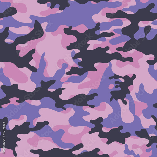 
vector fashionable camouflage modern fashionable pattern for print clothing, paper, fabric, repeat background
