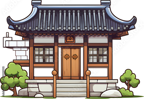 Roof tile house, Korean traditional house, house