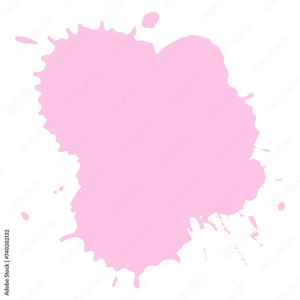 soft pink ink splash brush drop for valentine soft pink ink splash brush drop for valentine