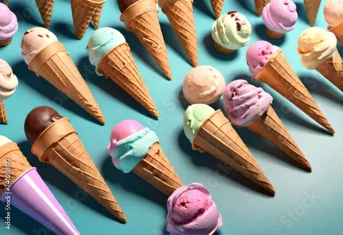 ice cream cones © MuhammadSajid