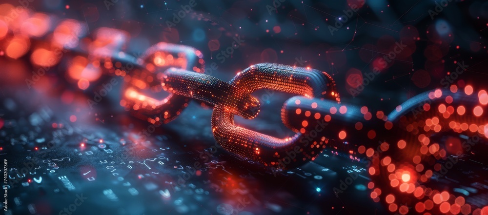 A mesmerizing screenshot of a vibrant, ethereal chain adorned with glowing lights that evokes a sense of otherworldly beauty and abstract wonder A mesmerizing screenshot of a vibrant, ethereal chain adorned with glowing lights that evokes a sense of otherworldly beauty and abstract wonder