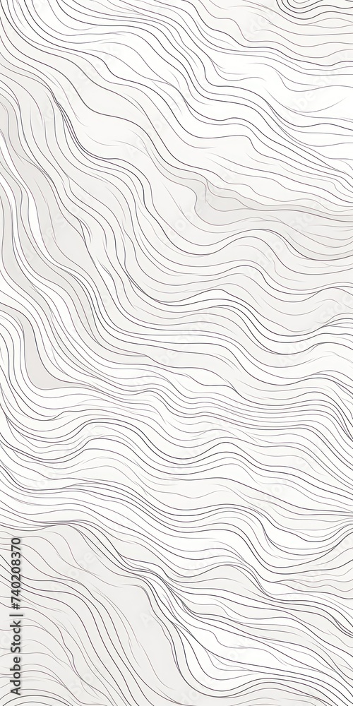 Mountain line art background, luxury Silver wallpaper design for cover, invitation background