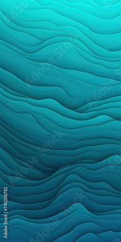 Mountain line art background, luxury Turquoise wallpaper design for cover, invitation background