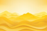 Mountain line art background, luxury Yellow wallpaper design for cover, invitation background