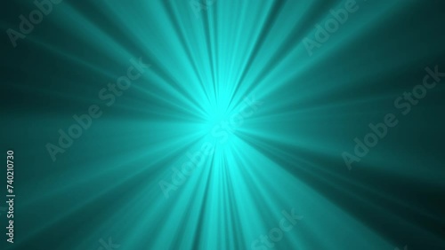 The green star rotates and flickers, the rays move in different directions. Future background for business presentations. Esoterics, mysticism, sacred knowledge 4k. A loop photo