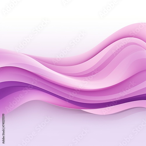 Moving designed horizontal banner with Mauve. Dynamic curved lines with fluid flowing waves and curves © Lenhard