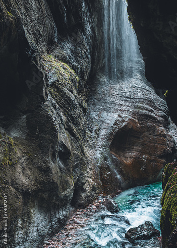 Partnachklamm at Bavaria in Germany