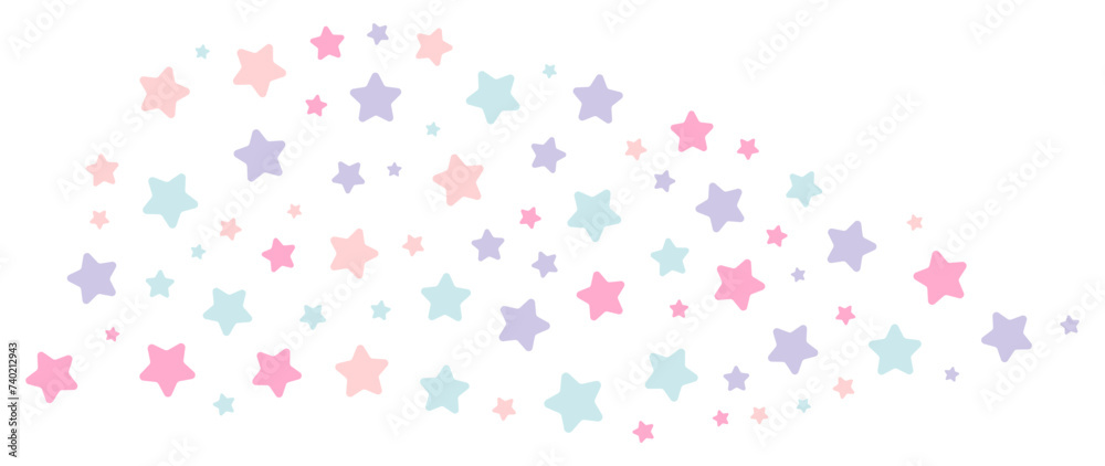 Pastel stars line simple. Vector illustration. Pastel stars line simple. Vector illustration.