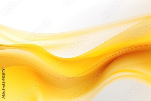 Moving designed horizontal banner with Yellow