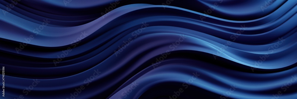 Navy Blue organic lines as abstract wallpaper background design