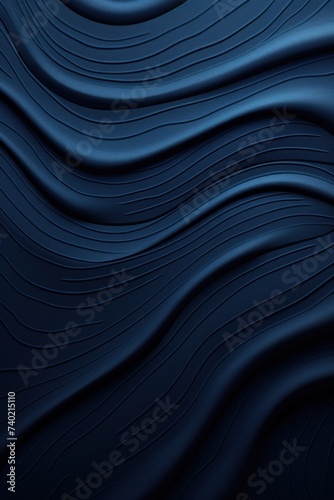 Navy Blue organic lines as abstract wallpaper background design